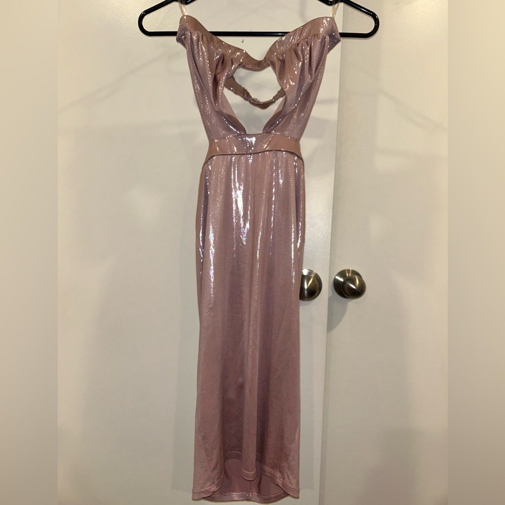 Pink Shiny Night-out Dress